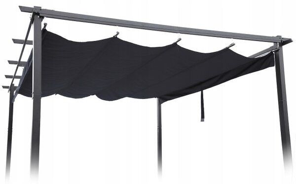 Záhradná pergola PERGO antracitová 300x400 cm