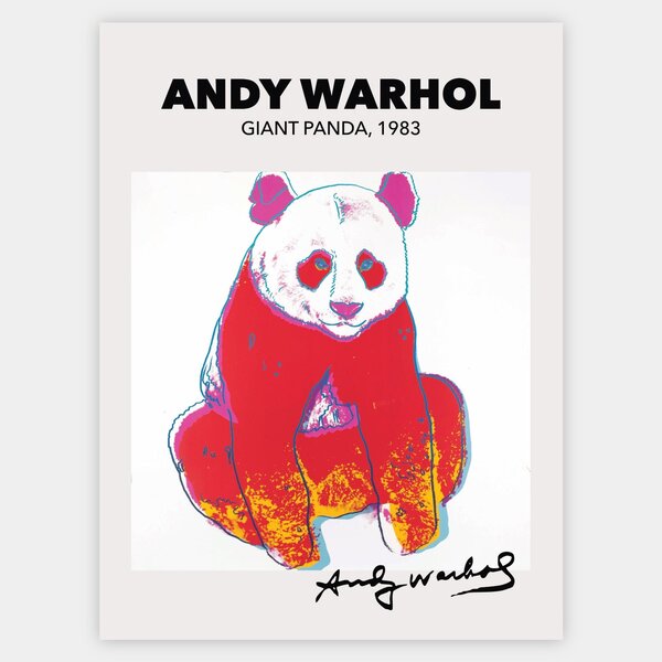 Plagát Giant Panda | Andy Warhol