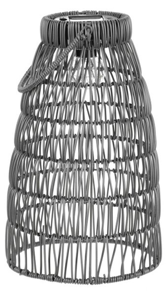 Set dvoch solárnych lampášov sivý PLA102 GREY (2 ks)
