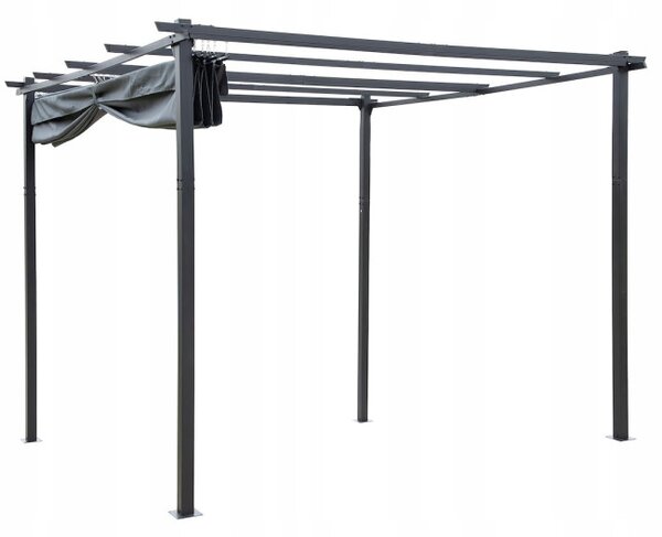 Záhradná pergola PERGO antracitová 300x400 cm