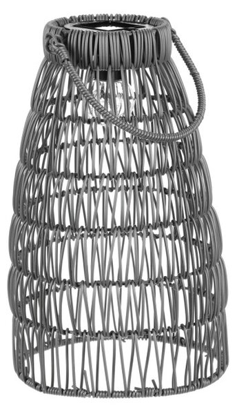 Set dvoch solárnych lampášov sivý PLA102 GREY (2 ks)