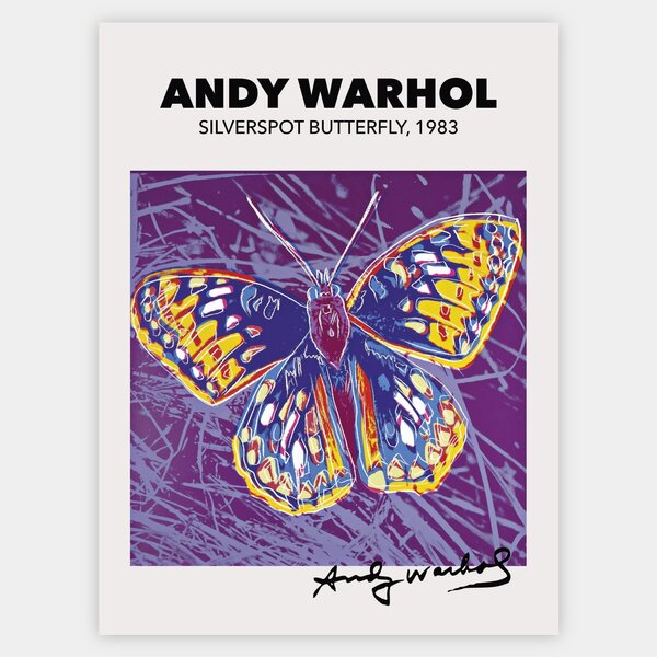 Plagát Silverspot Butterfly | Andy Warhol