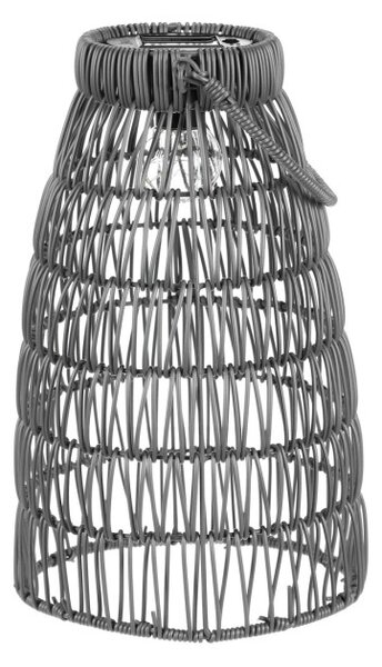 Set dvoch solárnych lampášov sivý PLA102 GREY (2 ks)