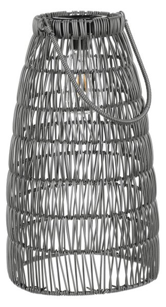 Set dvoch solárnych lampášov sivý PLA102 GREY (2 ks)