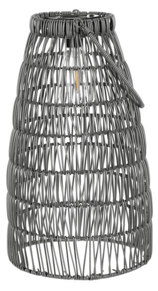 Set dvoch solárnych lampášov sivý PLA102 GREY (2 ks)