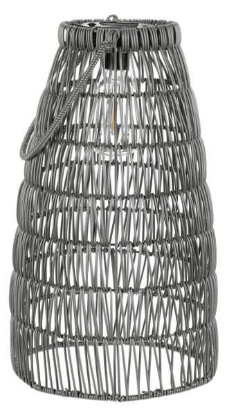 Set dvoch solárnych lampášov sivý PLA102 GREY (2 ks)