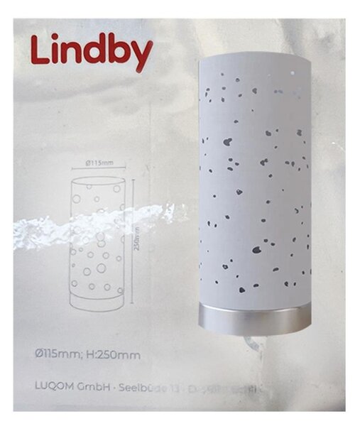 Lindby Lindby - Stolná lampa ALWINE 1xE27/10W/230V LW1196 + záruka 3 roky zadarmo