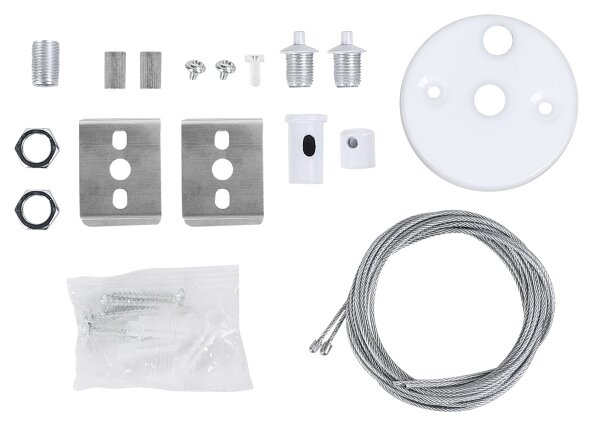 Top Light - LED Stropné prisadené závesné svietidlo HORIZON LED/40W/230V biela