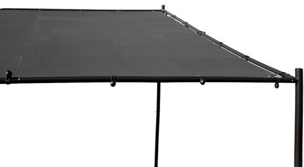 Záhradná pergola NOVA antracitová 300x300 cm