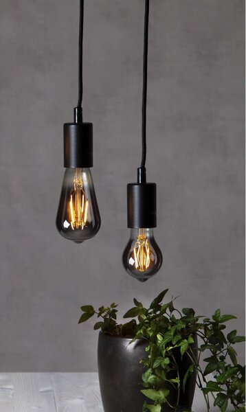 Teplá LED/filamentová žiarovka E27, 2 W Plain Smoke – Star Trading