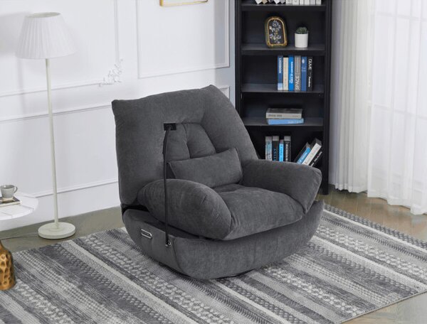 Polohovacie kreslo sivé, elektrické TV-7089 GREY2