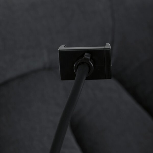 Polohovacie kreslo sivé, elektrické TV-7089 GREY2