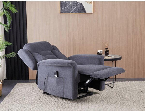 Polohovacie kreslo sivé, elektrické TV-7072 GREY2