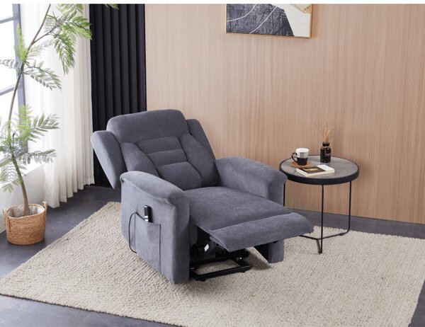 Polohovacie kreslo sivé, elektrické TV-7072 GREY2