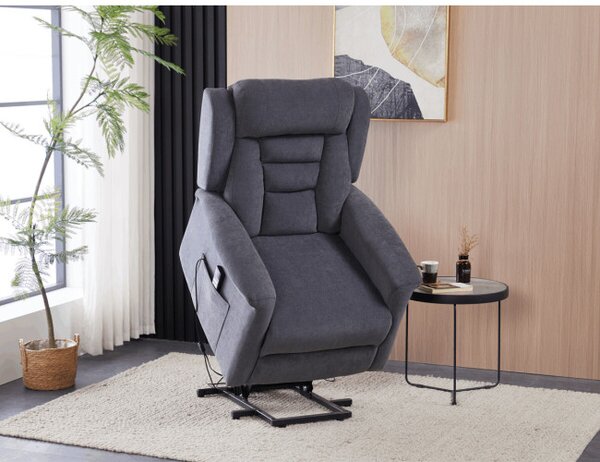 Polohovacie kreslo sivé, elektrické TV-7072 GREY2