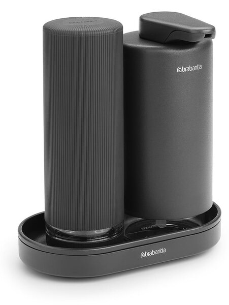 Sivý plastový stojan na umývacie prostriedky SinkStyle – Brabantia