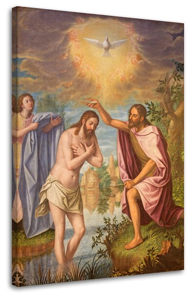 Obraz na plátne Krst Krista v Jordáne Granada Rozmery: 40 x 60 cm