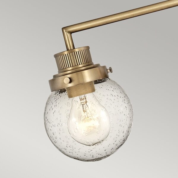 Quintiesse QN-POPPY3-HB-BATH - Kúpeľňové nástenné svietidlo POPPY 3xE27/60W/230V IP44 zlatá