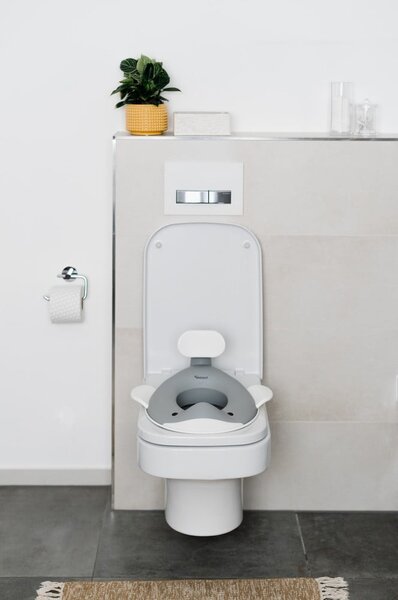Tmavosivé detské WC sedadlo Dark grey – Kindsgut