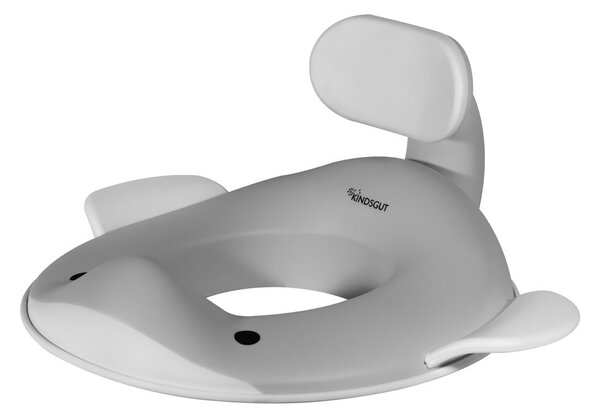 Tmavosivé detské WC sedadlo Dark grey – Kindsgut