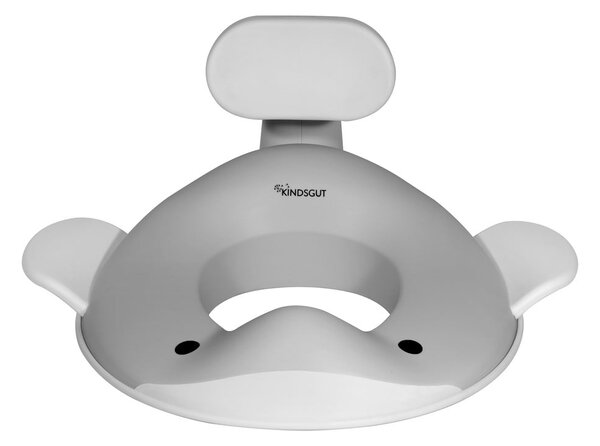 Tmavosivé detské WC sedadlo Dark grey – Kindsgut