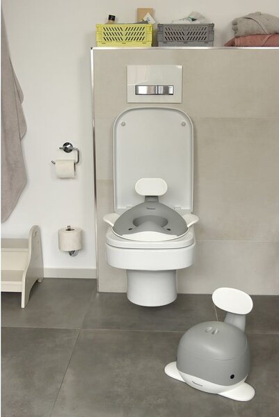 Tmavosivé detské WC sedadlo Dark grey – Kindsgut