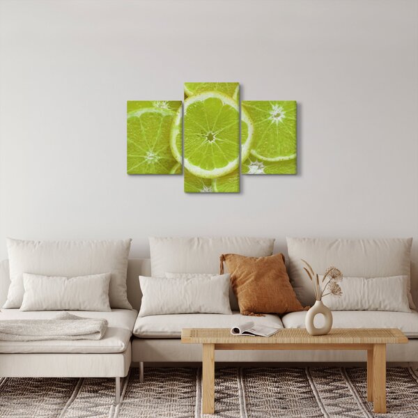 Obraz - citróny na reze (90x60 cm)