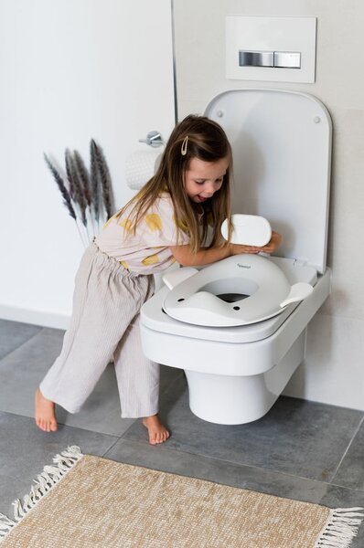 Sivé detské WC sedadlo - Kindsgut