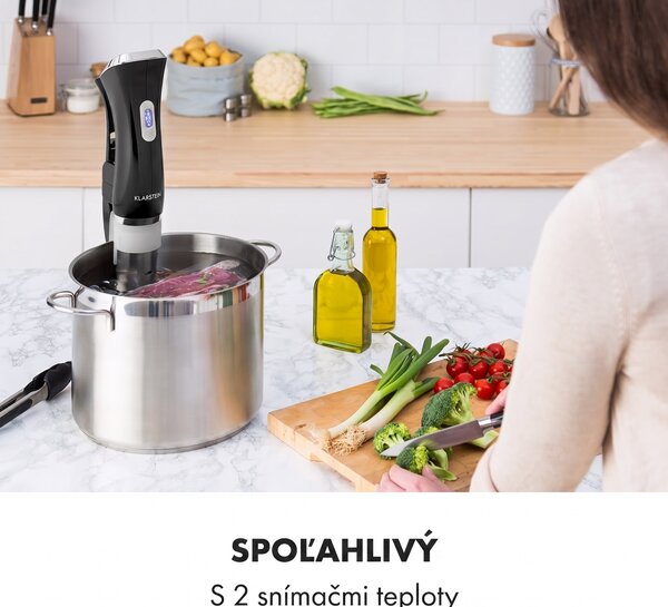 Klarstein Quickstick, Sous Vide varič, 20 l, termostat, cirkulačné čerpadlo, nehrdzavejúca oceľ
