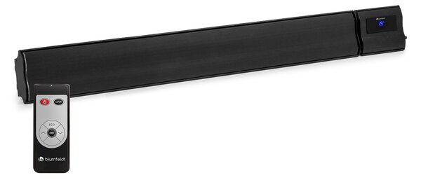 Blumfeldt Cosmic Beam Plus, infračervený terasový ohrievač, 2400 W, diaľkový ovládač, čierny