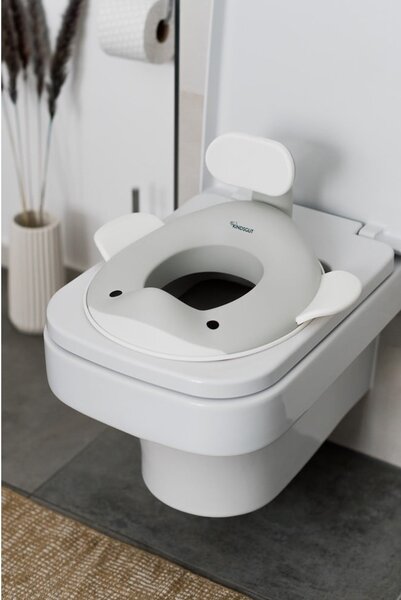 Sivé detské WC sedadlo - Kindsgut