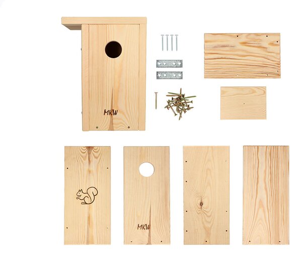 ATMOWOOD DIY drevená búdka pre veveričky