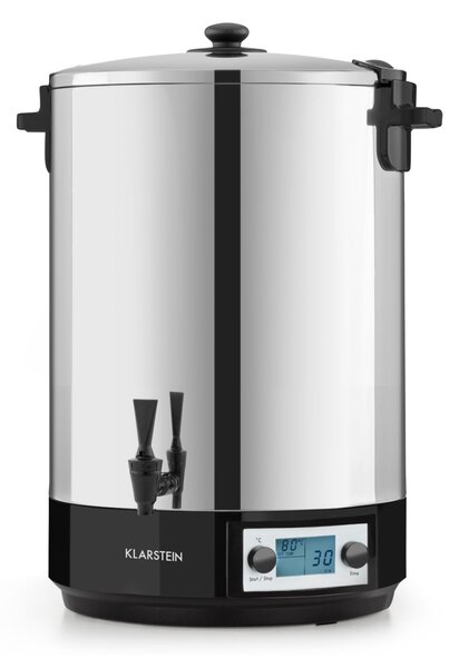 Klarstein KonfiStar 40, zavárací hrniec, dávkovač nápojov, 40 l, 2500 W, 100 °C, 180 min, digitálny