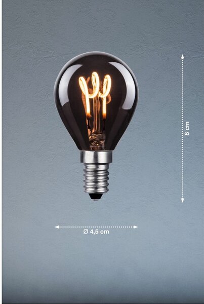 Teplá žiarovka E14, 2 W Elegance – Fischer & Honsel