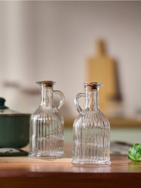 Sinsay - Rebrované dávkovače na olivový olej 2 pack - clear