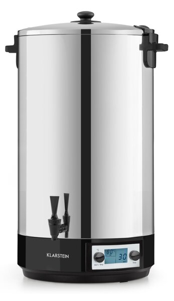 Klarstein KonfiStar 60, zavárací hrniec, dávkovač nápojov, 60 l, 2500 W, 100 °C, 180 min, digitálny