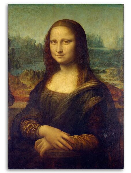 Obraz na plátne Mona lisa - Leonardo da Vinci, reprodukcia Rozmery: 40 x 60 cm