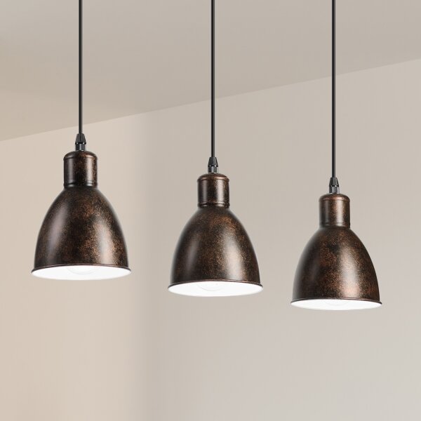 Brilagi - LED luster na lankách RIDDY 3xE27/60W/230V medená/patina