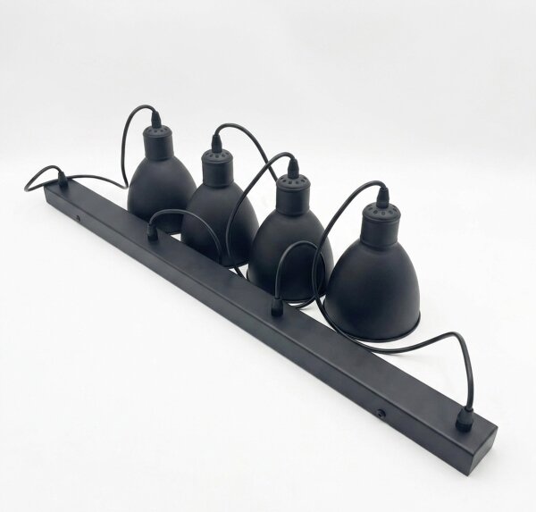 Brilagi - LED luster na lankách RIDDY 4xE27/60W/230V čierna