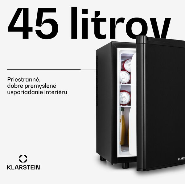 Klarstein Happy Hour 45 mini chladnička minibar nápojová chladnička 45 l 26 dB
