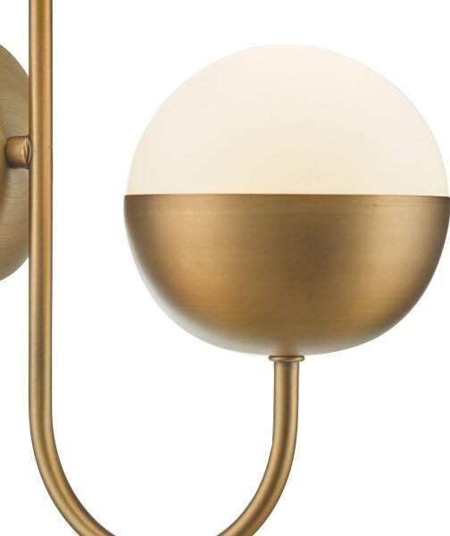 Där Lighting AND0742 - Nástenná lampa ANDRE 1xE14/11W/230V mosadz
