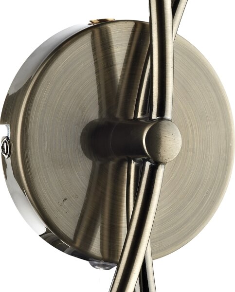 Där Lighting SEA0975 - Nástenné svietidlo SEATTLE 2xG9/40W/230V mosadz