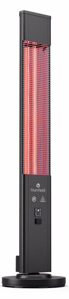 Blumfeldt Heat Guru 3000, vonkajší sálavý ohrievač, 3000W, 3 úrovne ohrevu, diaľkové ovládanie
