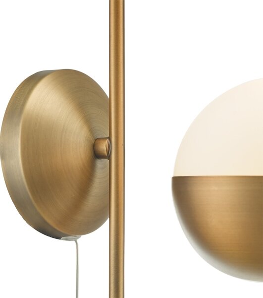 Där Lighting AND0742 - Nástenná lampa ANDRE 1xE14/11W/230V mosadz