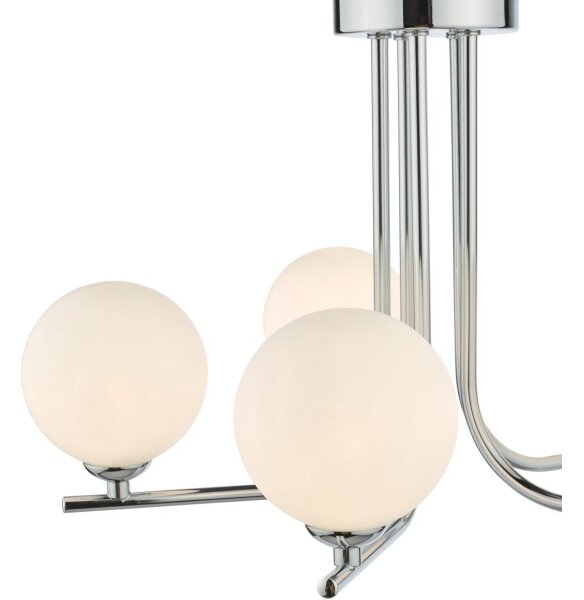 Där Lighting CRA5450-02 - Luster na tyči CRADLE 5xG9/25W/230V lesklý chróm