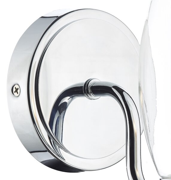Där Lighting VES0750 - Kúpeľňové nástenné svietidlo VESTRY 1xG9/25W/230V IP44 chróm