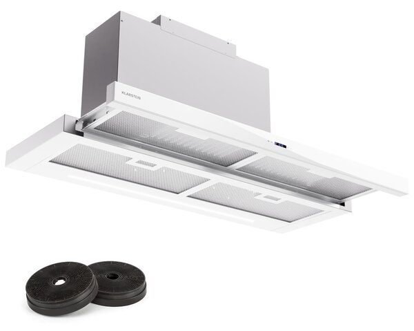 Klarstein Mariana Neo 90 odsávač s plochým krytom 90 cm 640 m³/h odťah LED
