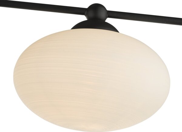 Där Lighting JAS5422 - Prisadené stropné svietidlo JASPER 5xG9/25W/230V čierne
