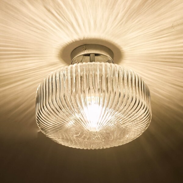 Där Lighting RIV5208 -Kúpeľňové prisadené stropné svietidlo RIVA 1xE27/60W/230V IP44 chróm