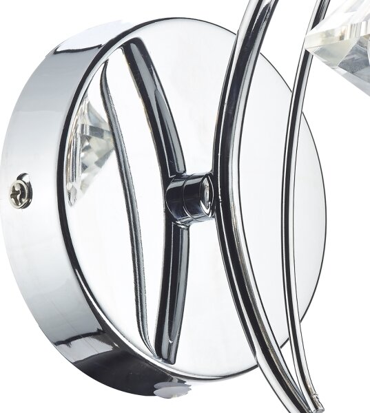 Där Lighting LUT0750 - Nástenné svietidlo LUTHER 1xG9/40W/230V lesklý chróm